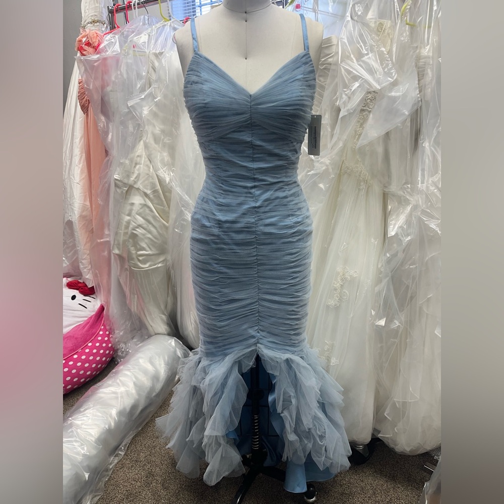 Elegant Blue Evening Dress